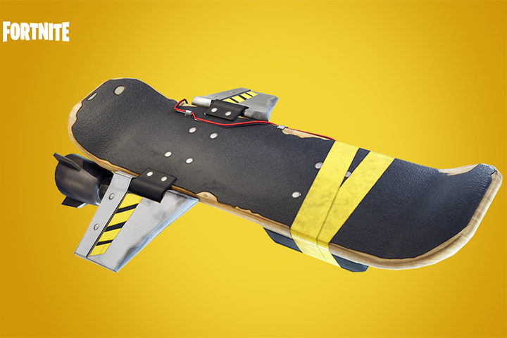 Hoverboard sur Fortnite